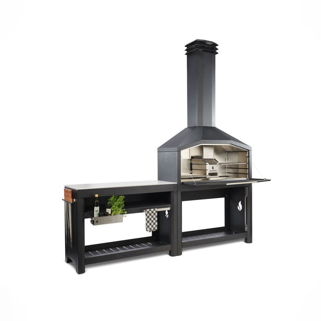 FS Duo black complete opstelling Braaimaster