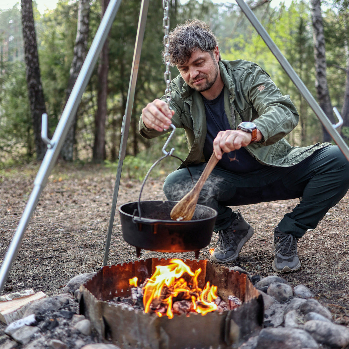 Petromax Driepoot | Verstelbaar Statief voor Dutch Oven Petromax