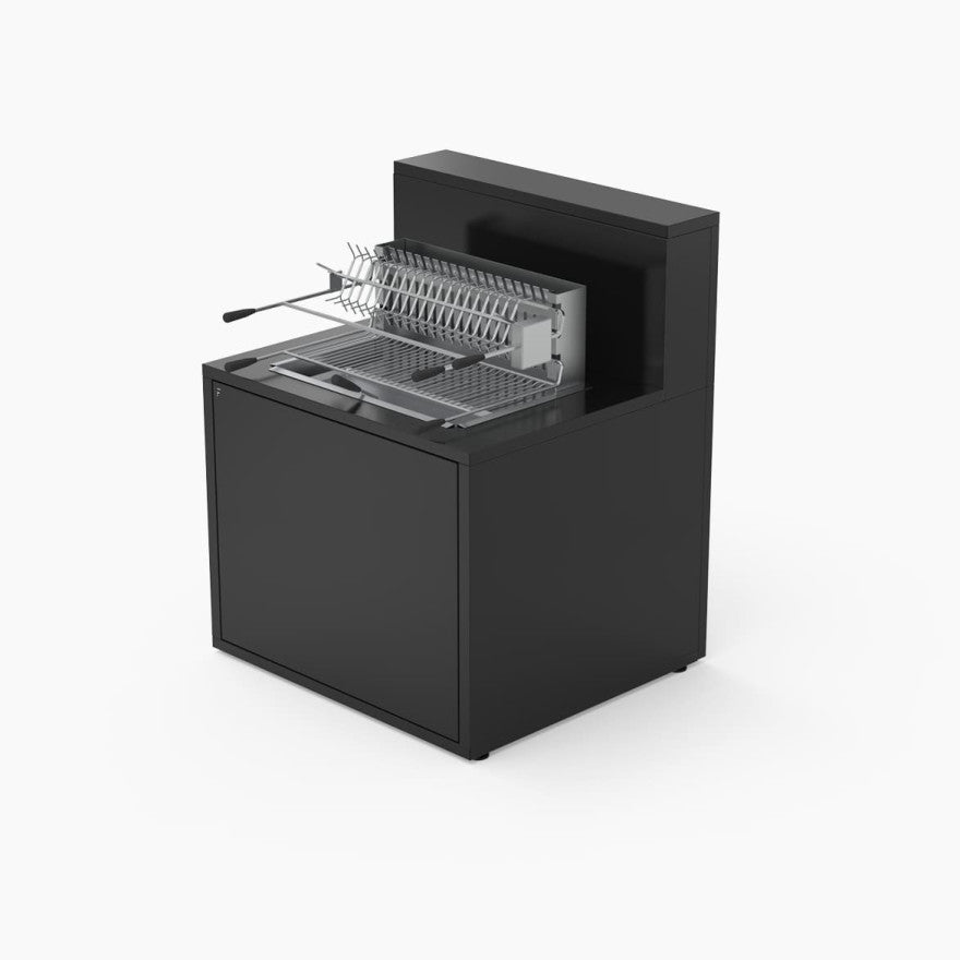 Grill Module met Barblad Zwart Staal - Forge Adour Forge Adour