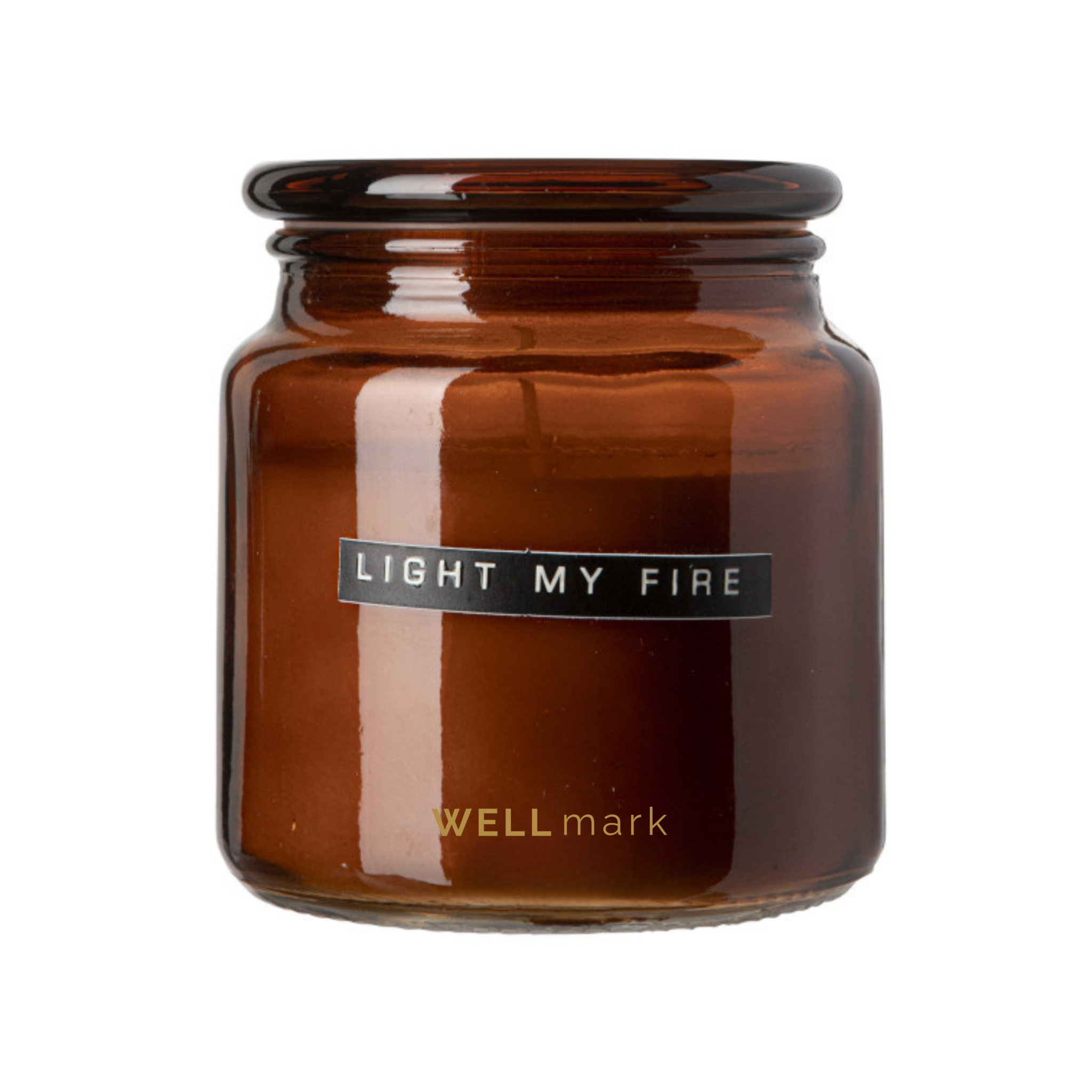 Wellmark Grote Geurkaars Amber Cedarwood Light My Fire Wellmark