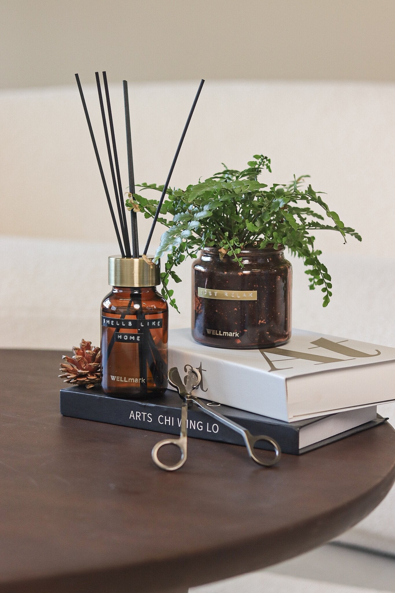 Wellmark Grote Geurkaars Amber Cedarwood Light My Fire Wellmark