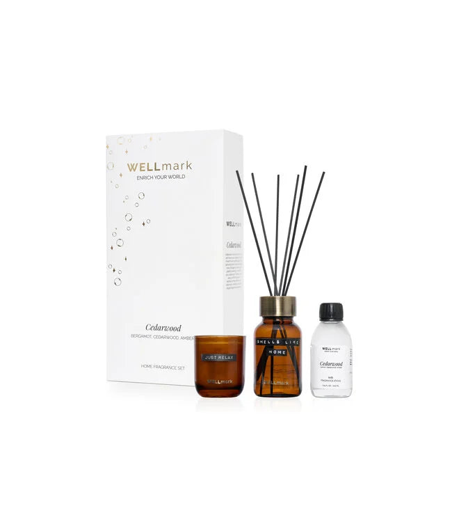 Wellmark Giftset Cedarwood Home Fragance Set Wellmark