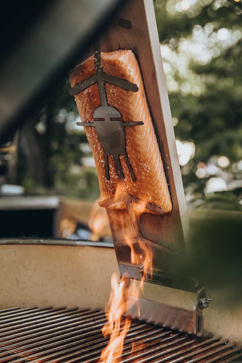 Rookbord Zalm – MONOLITH Zalmplank BBQ Hout Monolith