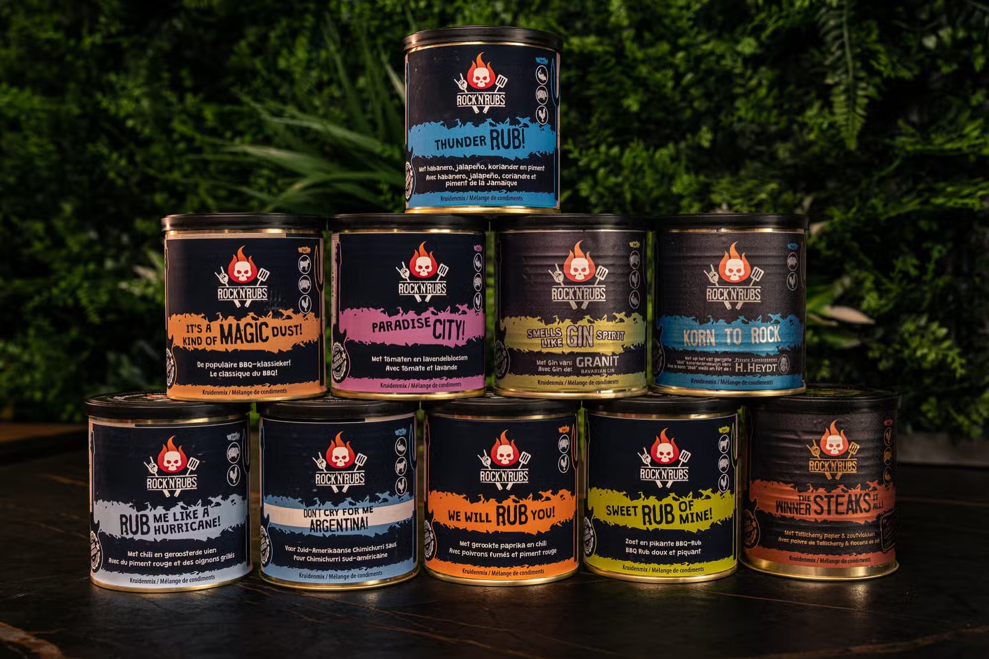 Kruiden Rock 'n Rubs Gans N' Roses Rock'N Rubs