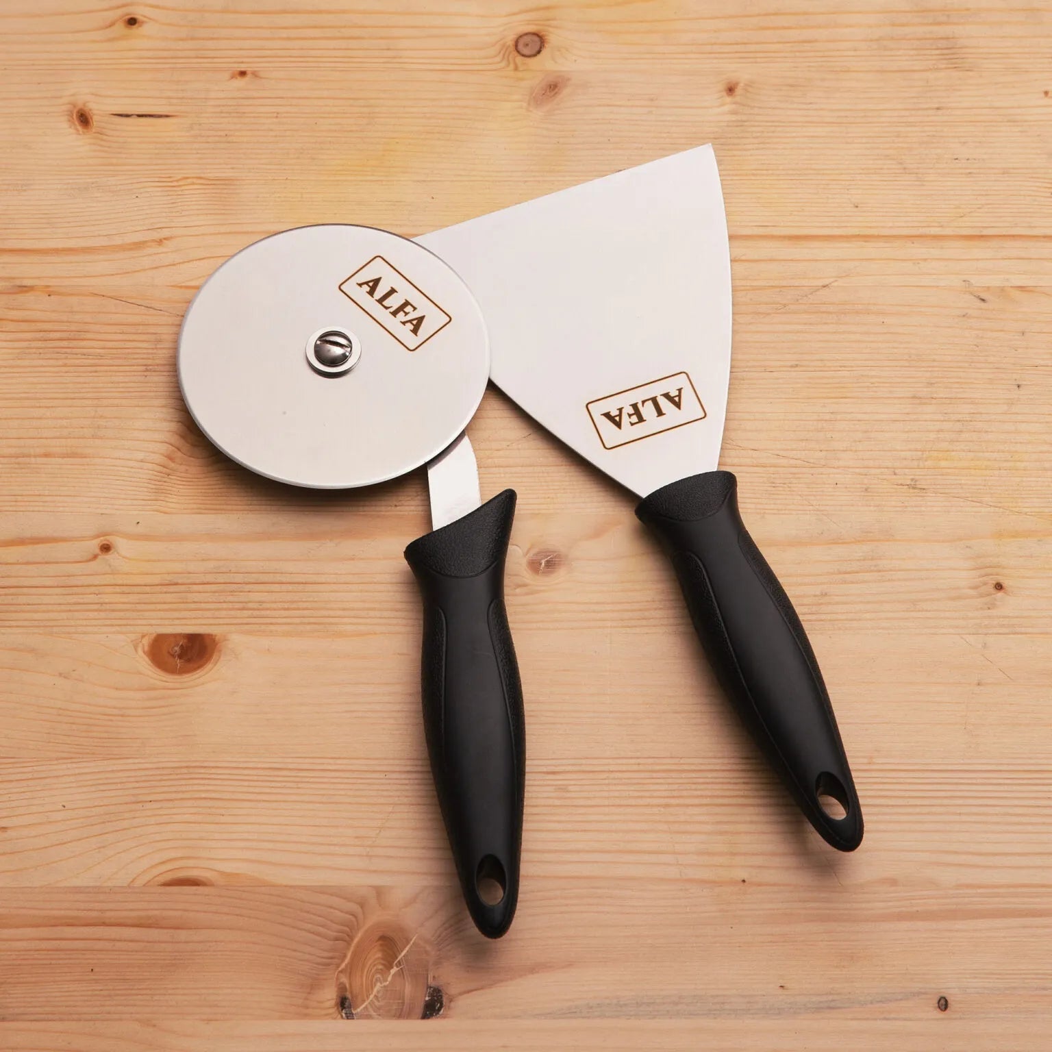 Alfa Pizzasnijder RVS – Professionele Pizzaroller Alfa Forni