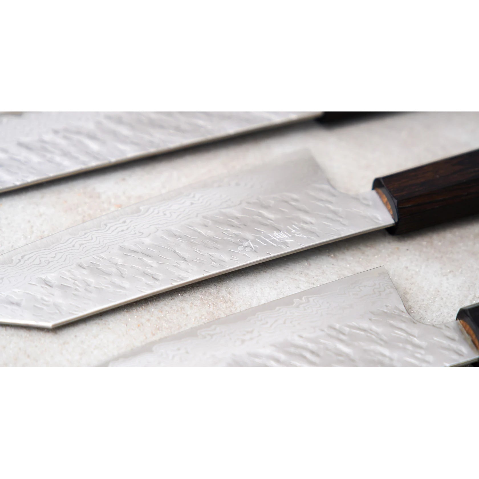 Nigara Gyuto VG-10 Damascus Tsuchime 240mm Mes Braainest