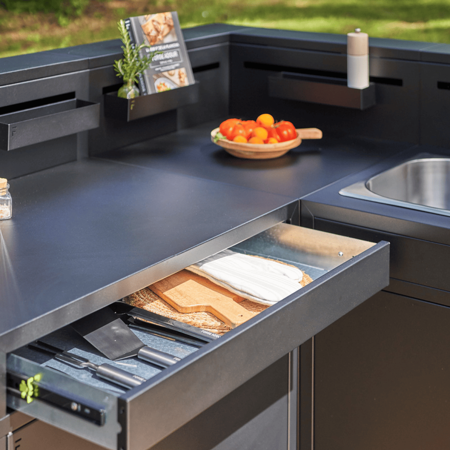 Werkblad Module met Barblad – Forge Adour Buitenkeuken Forge Adour