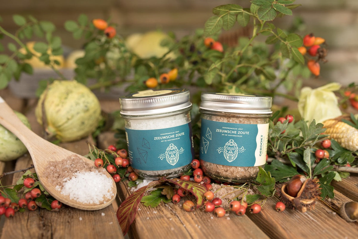 Zeeuwsche Zoute - Glazen pot Gerookt 100gr Zeeuwsche Zoute