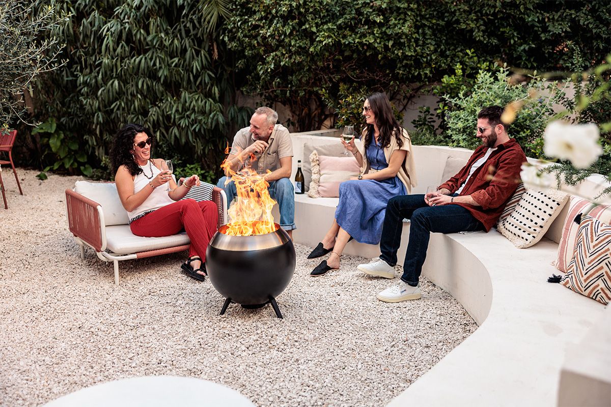MOON 55 Vuurkorf – Hoog of laag rookvrije Design Vuurhaard Höfats
