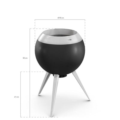 MOON 55 Vuurkorf – Hoog of laag rookvrije Design Vuurhaard Höfats