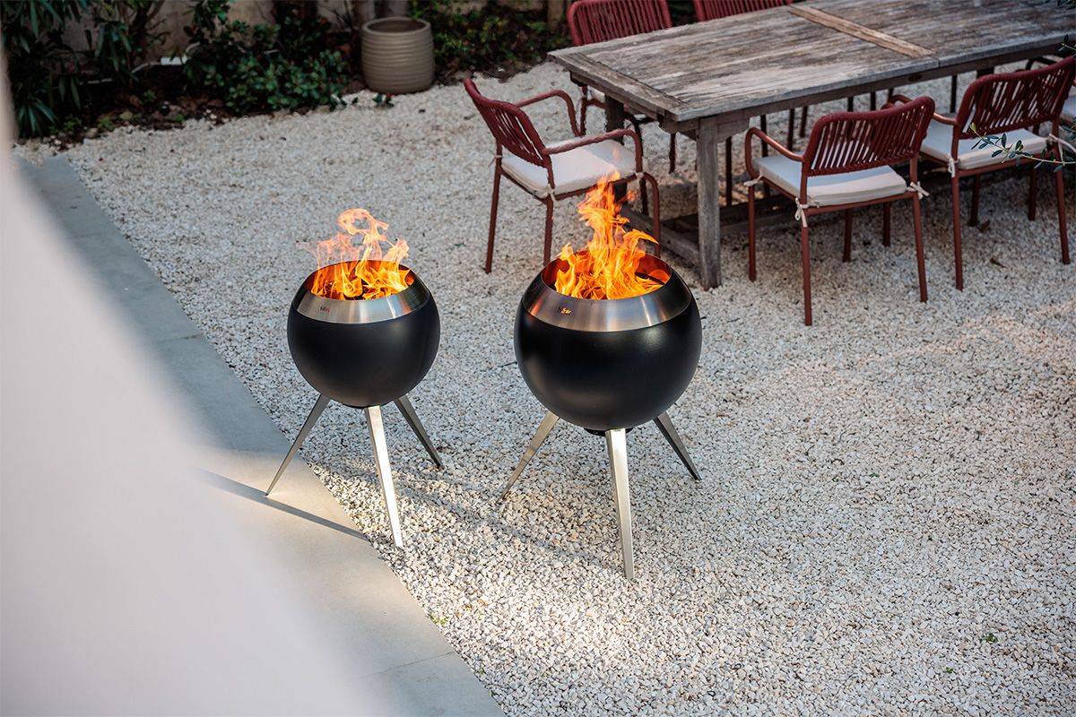 MOON 55 Vuurkorf – Hoog of laag rookvrije Design Vuurhaard Höfats
