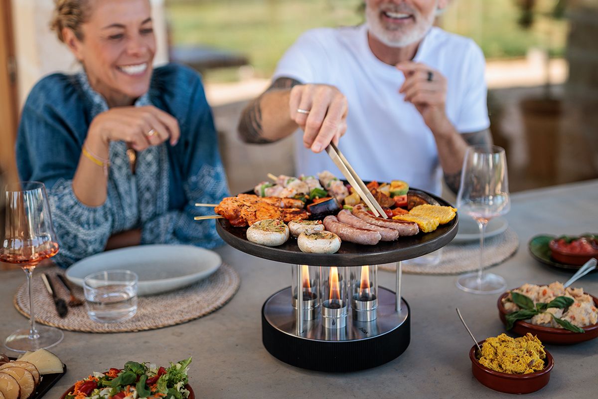 CIRCLE 35 Tafelgrill Bio-Ethanol – Binnen & Buiten Braainest