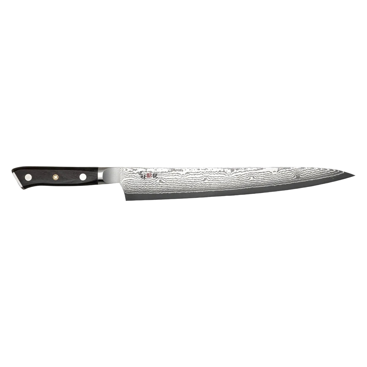 Mcusta Slicer VG-10 Black Damascus 270mm Mes Braainest