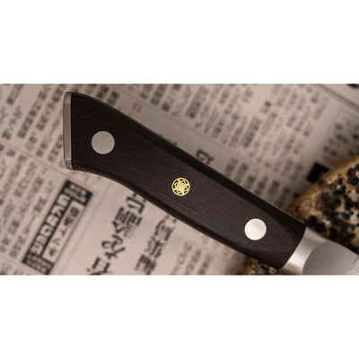 Mcusta Slicer VG-10 Black Damascus 270mm Mes Braainest