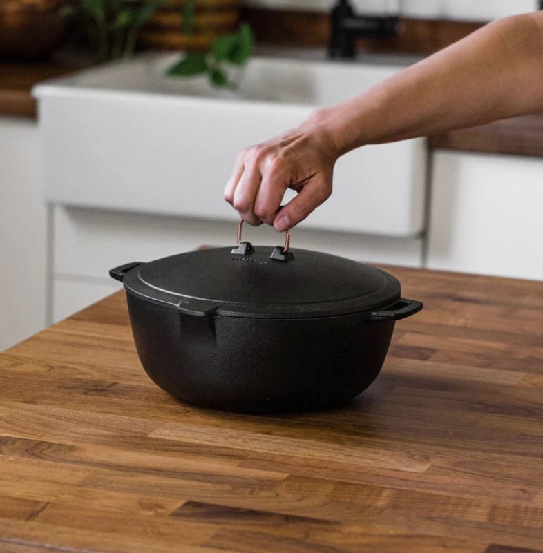 Barebones Stock Pot – Gietijzeren Braadpan 30cm Braainest