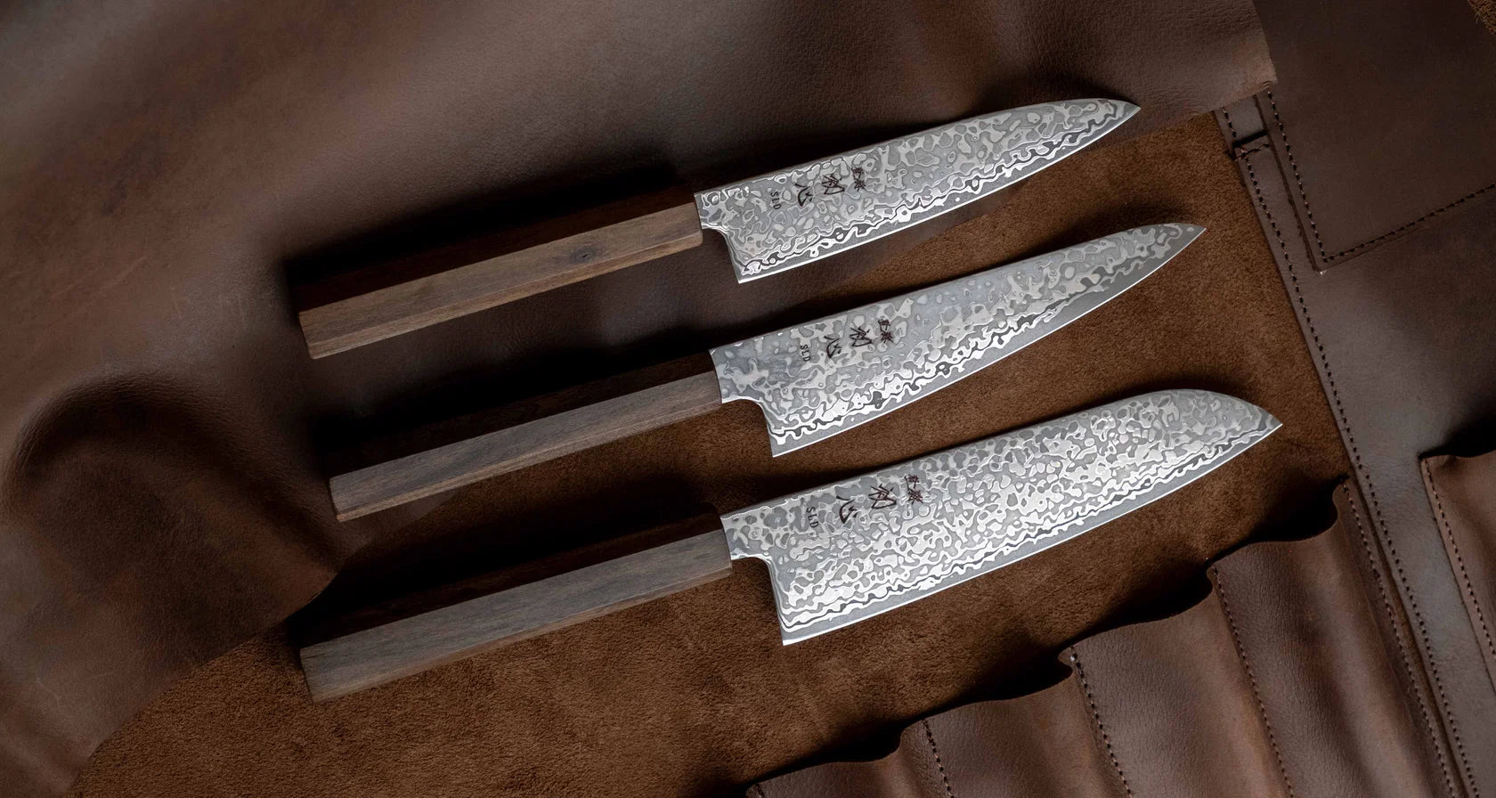 Hikari Petty SLD Kurozome Damascus 130mm Braainest