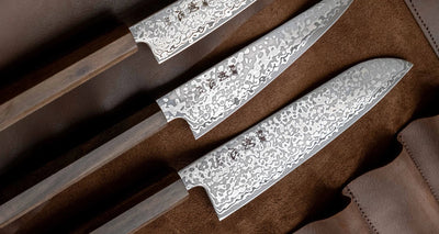 Hikari Petty SLD Kurozome Damascus 130mm Braainest