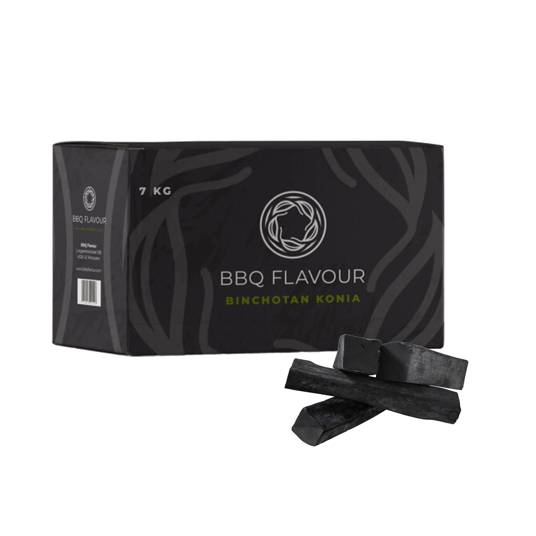 BBQ Flavour Binchotan KONIA   7KG BBQ Flavour