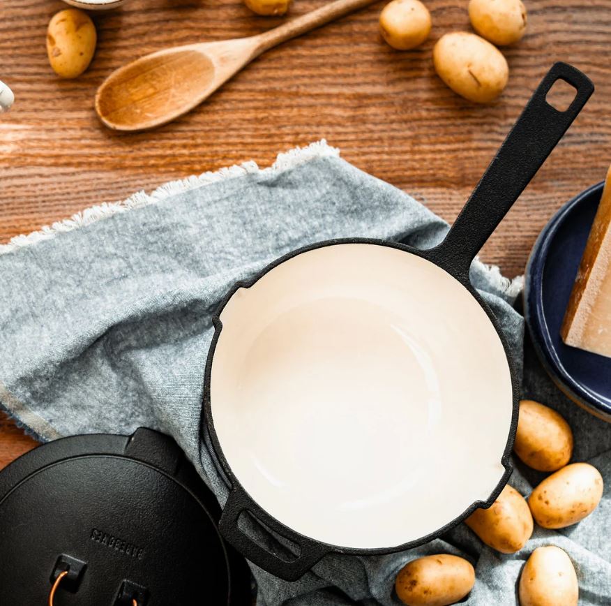 Barebones Saucepan: geëmailleerde steelpan Barebones