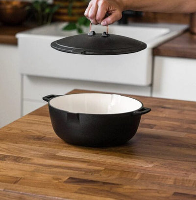 Barebones Stock Pot – Gietijzeren Braadpan 30cm Braainest