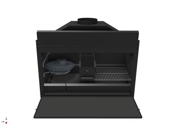 Braaimaster cast iron wok Braaimaster