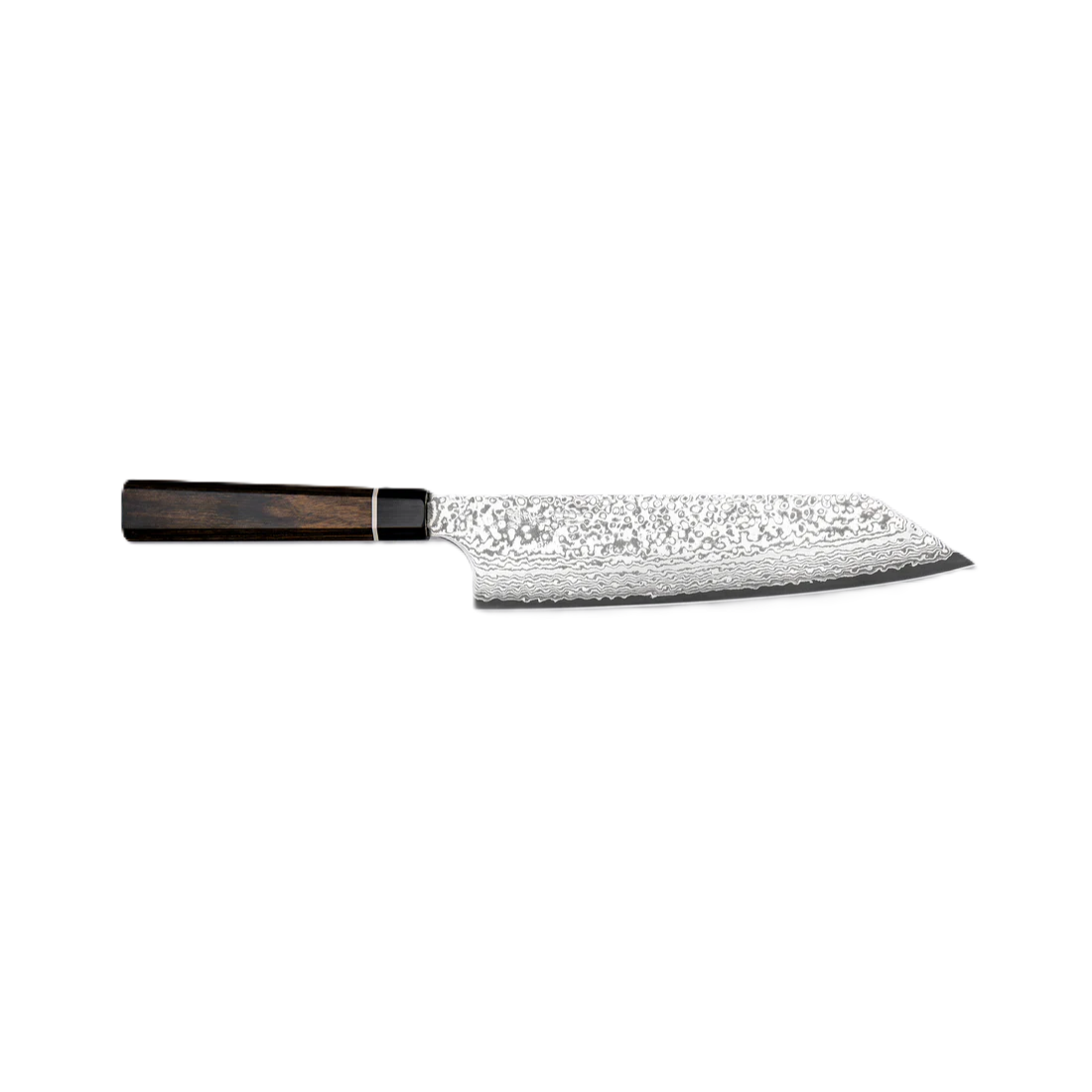 Suncraft Bunka Black Damascus 200 mm – Veelzijdig Japans Keukenmes Braainest