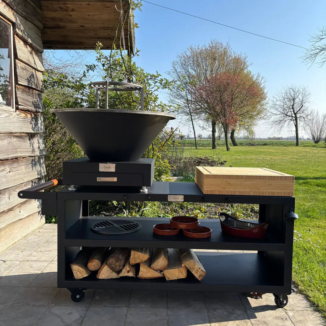 CHUCK Trolley Deluxe met Hakblok en Wielen Chuck