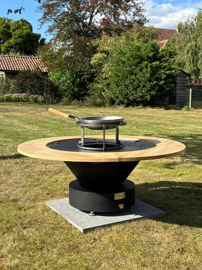 Chuck open-vuur plancha voor 2 of meer Chuck