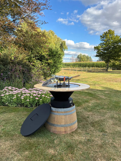 Chuck open-vuur plancha voor 2 of meer Chuck