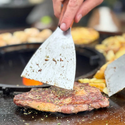 Chuck Spatel voor Plancha BBQ | RVS BBQ Accessoire Chuck