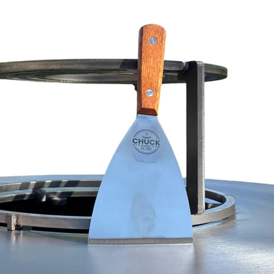 Chuck Spatel voor Plancha BBQ | RVS BBQ Accessoire Chuck