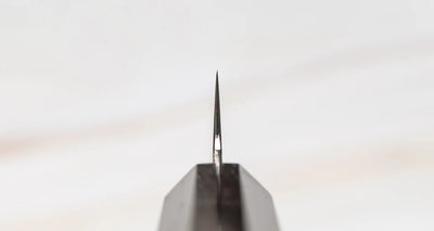Design Japans Keukenmes 150mm - Hayabusa Petty Aogami #2 Rainbow Damascus Braainest