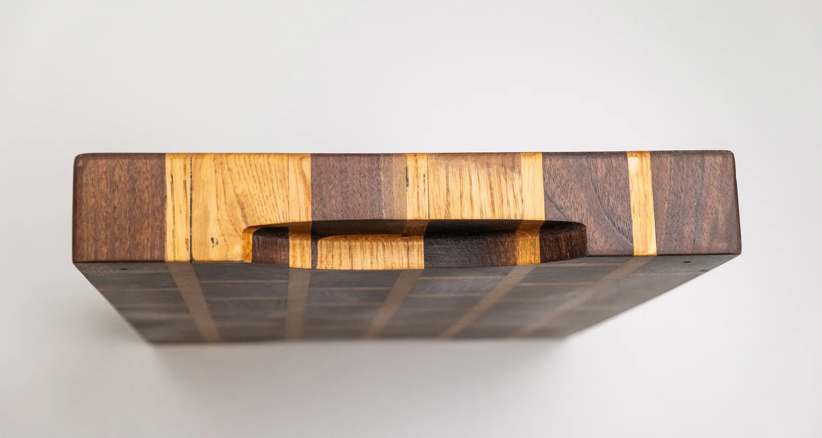 End Grain Snijplank Walnoot & Eikenhout 40x30 cm Braainest
