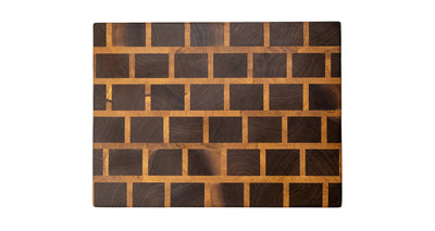 End Grain Snijplank Walnoot & Eikenhout 40x30 cm Braainest