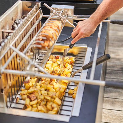 Forge Adour Grill 918.66 | RVS Houtskool Grill met Spit Forge Adour