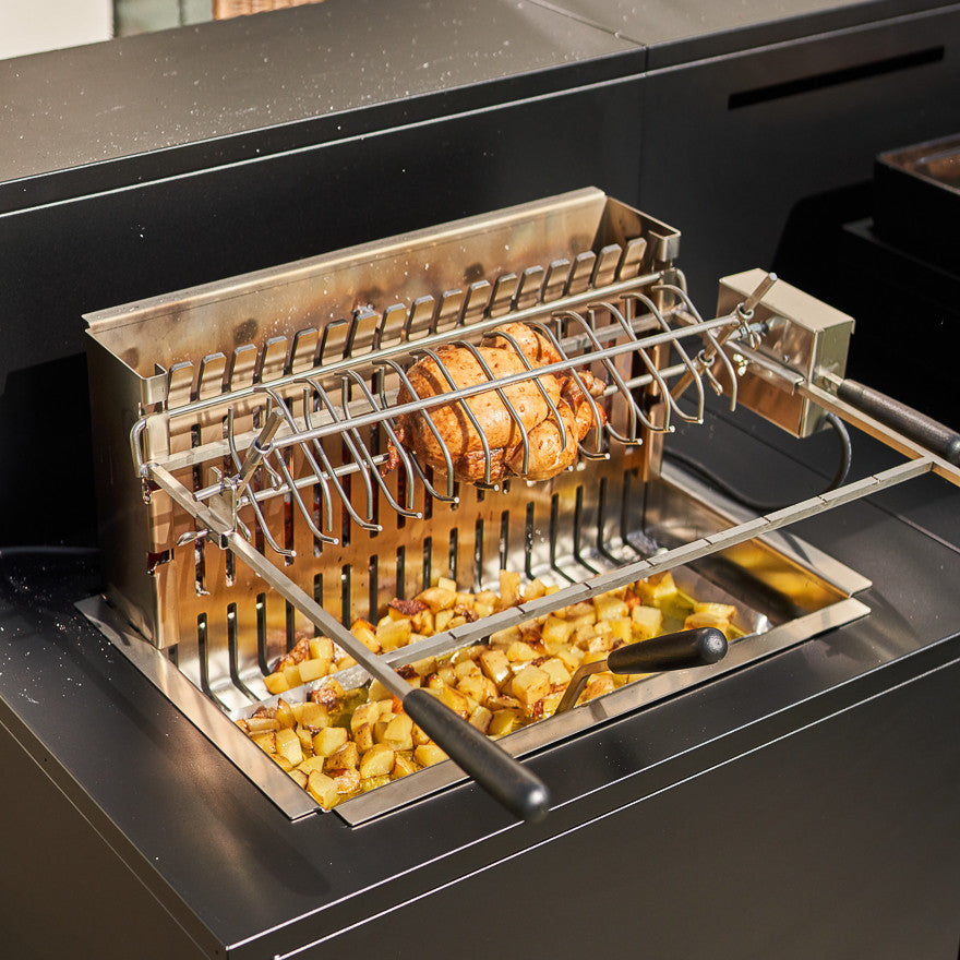 Forge Adour Grill 918.66 | RVS Houtskool Grill met Spit Forge Adour