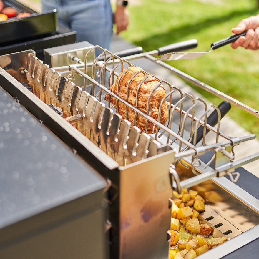 Forge Adour Grill 918.66 | RVS Houtskool Grill met Spit Forge Adour