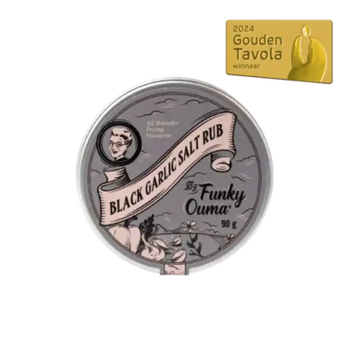 Funky Ouma Black Garlic Salt Rub - Umami zout Funky Ouma