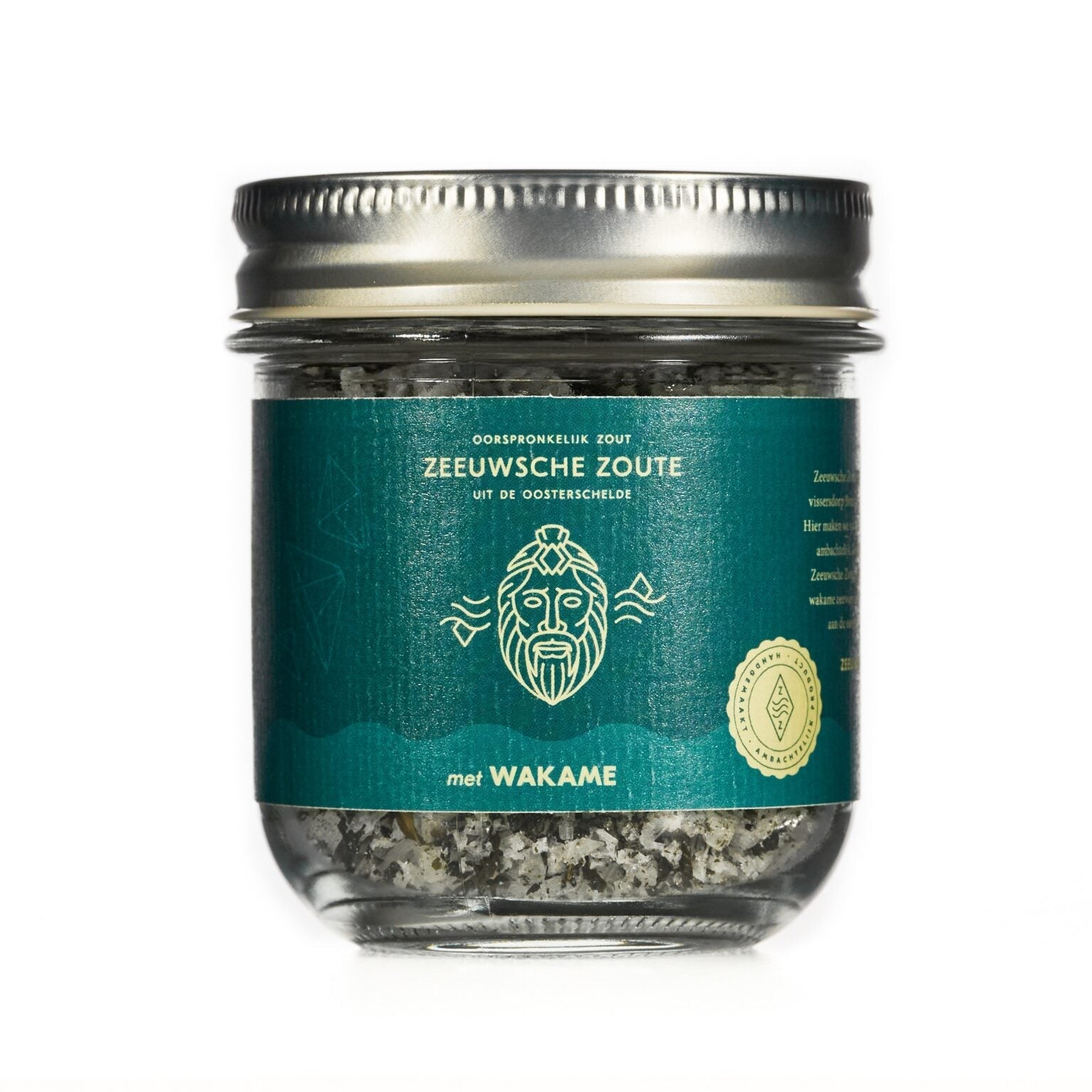 Zeeuwsche Zoute - Glazen Pot Wakame 100gr Zeeuwsche Zoute