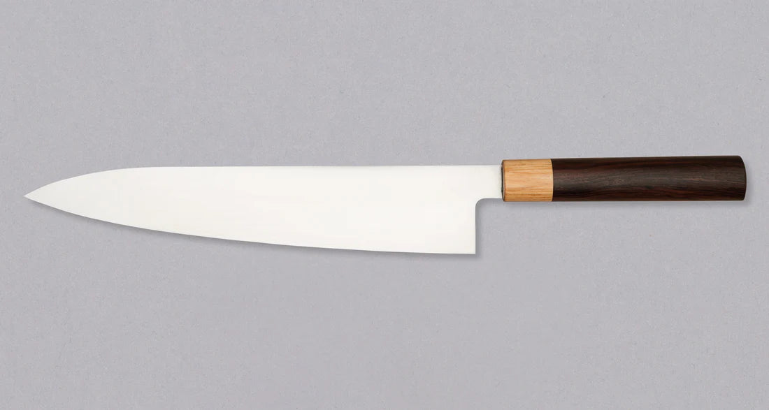 Gyuto-mes -Japanse variant traditionele Europese koksmes 270mm Braainest