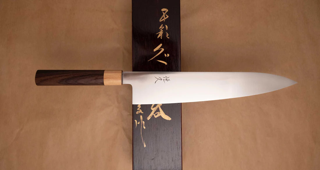 Gyuto-mes -Japanse variant traditionele Europese koksmes 270mm Braainest