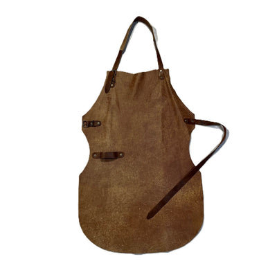 Handgemaakt Lederen traditioneel BBQ Schort Saint Sauveur