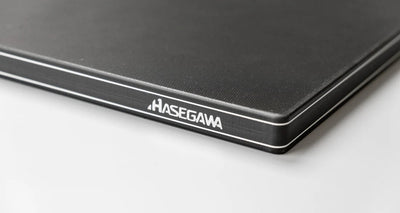 Hasegawa Snijplank Zwart 440x290mm – Japans mesvriendelijk Braainest