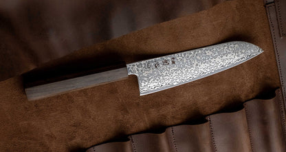 Hikari Santoku Mes – SLD Damascus 170mm Japanse Kwaliteit Braainest