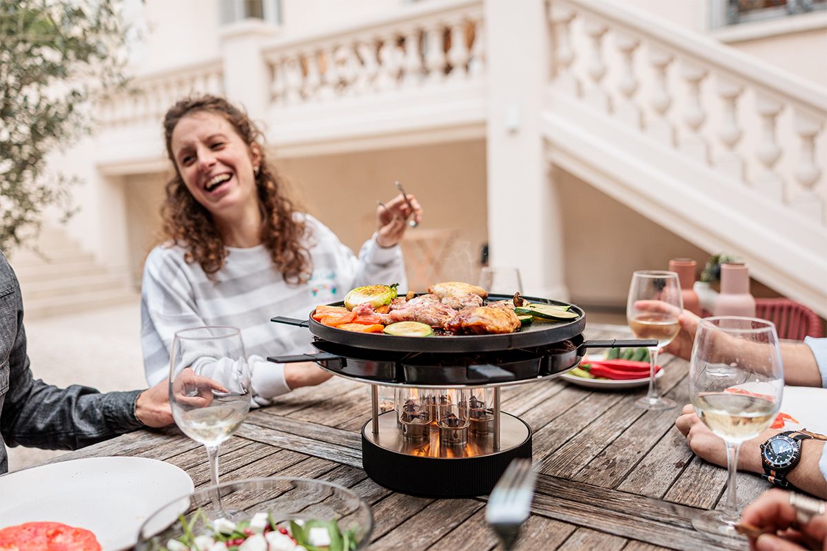 CIRCLE 35 Pan Set – 6-delige pannenset voor tafelgrill Höfats