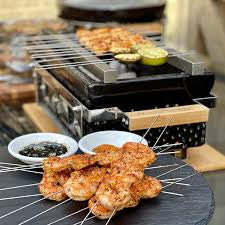 YAKINIKU Shichirin Yakatori RVS Bar recht Yakiniku