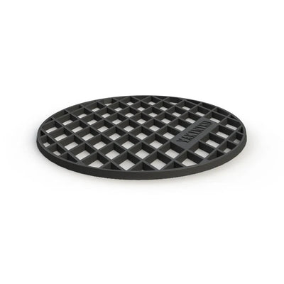 YAKINIKU Shichirin Round checkered grid, cast iron Yakiniku