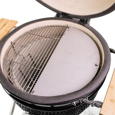 22" YAKINIKU 1/2 Teppanyaki plate RVS Yakiniku