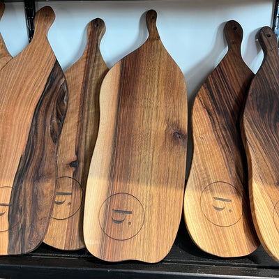 Tapas & serveerplank 15 x 25 - Es hout Braainest