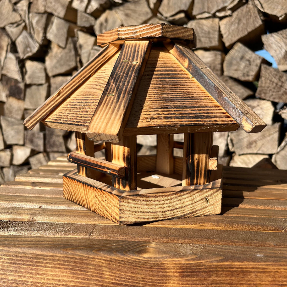 Vogelvoederhuisje Hout – Rustiek voor Tuin & Balkon Braainest